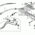 TRX500FA Педали и подножки