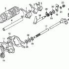 TRX250X Вилка переключения передач