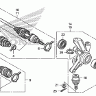 TRX500FE Кулак поворотный