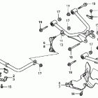 TRX420FA Бугель (задний рычаг)