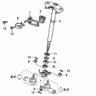 TRX680FA Рулевой вал