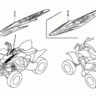 TRX250X Наклейки
