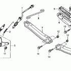 TRX420FA Подножки-педали