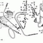TRX500FPE Рычаги & переключатели & тросы