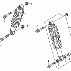 TRX500FPE Передние аммортизаторы