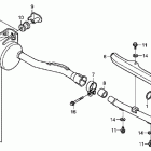 TRX250X Глушитель
