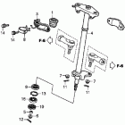 TRX250TM Рулевой вал