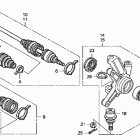 TRX500FPE Кулак поворотный
