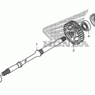 TRX500FA Вал ведущий