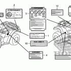 TRX500FA Наклейки