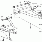TRX500FPA Передний рычаг