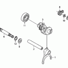 TRX680FA Вал и вилки  коробки передач