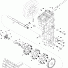 Skandic WT 550F Приводная система