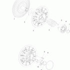 Skandic WT 600 Ведомый шкив