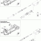 MX Z X 600RS Амортизатор в разборе задний