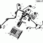 GSX LE 1200 Жгут проводов и электрический блок