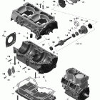 MX Z X 800R ETEC Картер и водяной насос