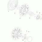Skandic SWT V800 Ведомый шкив