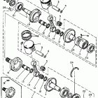 SR540F Crankshaft - piston sr540d-e
