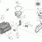 210 Challenger SE 430, 2x215 1503SCIC ETC Опора двигателя и глушитель воздухозаборника