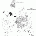 150 Speedster 155 (1503NA) Опора двигателя и глушитель воздухозаборника