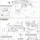 230 Challenger 310, 2x155 1503NA 09- front console and glove box