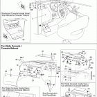 230 Challenger SE 430, 2x215 1503SCIC 09- front console and glove box