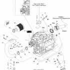 150 Speedster 155 Опора двигателя и глушитель воздухозаборника