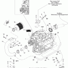 230 Challenger, 2 x 155 NA Опора двигателя и глушитель воздухозаборника
