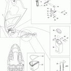 Speedster 150 155NA 09- storage compartment, front
