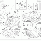 Speedster 200 155NA 09- front console and glove box