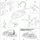Challenger 180SE 215 IC 09- tower and bimini top