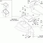 Speedster WAKE 215IC 09- storage compartment, front