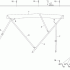 Utopia 205 155NA 09- bimini top