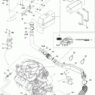 Speedster 150 215IC Опора двигателя и глушитель воздухозаборника