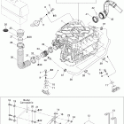 Speedster 150 155NA Опора двигателя и глушитель воздухозаборника