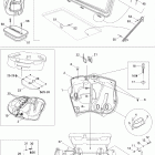 Islandia 220 SE (155NA) 09- engine compartment and central cover