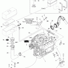 Utopia 205 155NA Опора двигателя и глушитель воздухозаборника