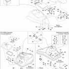 Speedster 200 Twin 4-TEC SCIC, TOWER, Edition 2 09- front console and glove box tower