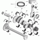 Utopia 205, Edition 2 Коленвал и поршни