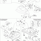 Speedster 200 Twin 4-TEC NA, Edition 2 09- front console and glove box std
