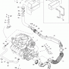 Speedster 200 Twin 4-TEC SCIC, TOWER, Edition 2 Опора двигателя и глушитель воздухозаборника