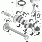 Sportster 4-TEC SCIC, Edition 1 01- crankshaft, pistons and balance shaft 1