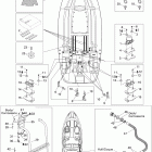 Speedster 200 Twin 4-TEC NA, Edition 2 09- lower hull and ladder