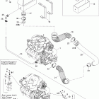 Challenger 180 4-TEC, Edition 2 Опора двигателя и глушитель воздухозаборника