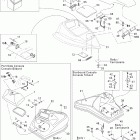 Speedster 200 Twin 4-TEC SC 09- front console and glove box