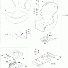 Challenger X 240 EFI/250 Optimax 09- seat (driver and passenger)