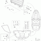 Challenger X 240 EFI/250 Optimax 09- engine compartment and central cover