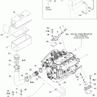Speedster 200 Twin 4-TEC, 2nd edition 01- engine support and air intake