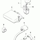 400 500 4x4 Electrical components assembly